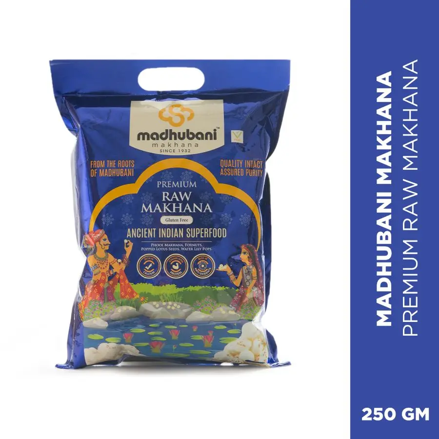 Madhubani Makhana Blue Packet 